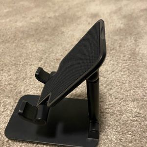 Black folding phone stand